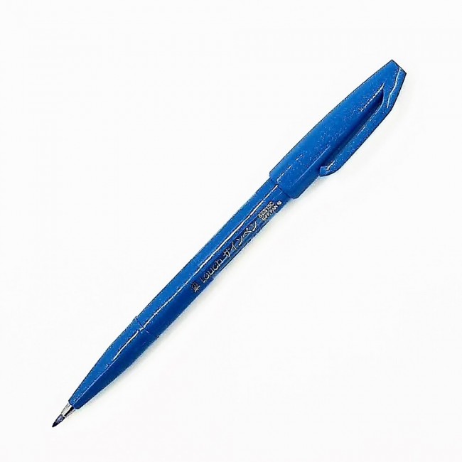 Μαρκαδόρος Brush Sing Pen Pentel, γαλάζιο χρώμα Μαρκαδόρος Brush Sing Pen Pentel, γαλάζιο χρώμα