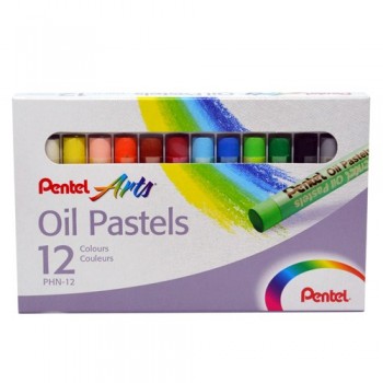  Σετ Παστελ Λαδιού Pentel Arts Oil Pastel, 12 τεμάχια