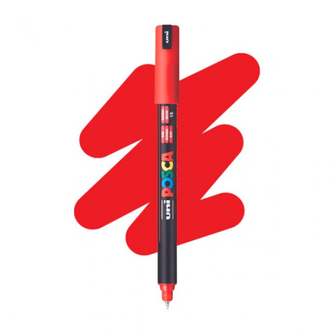 Μαρκαδόρος Ακρυλικός POSCA 1MR, red