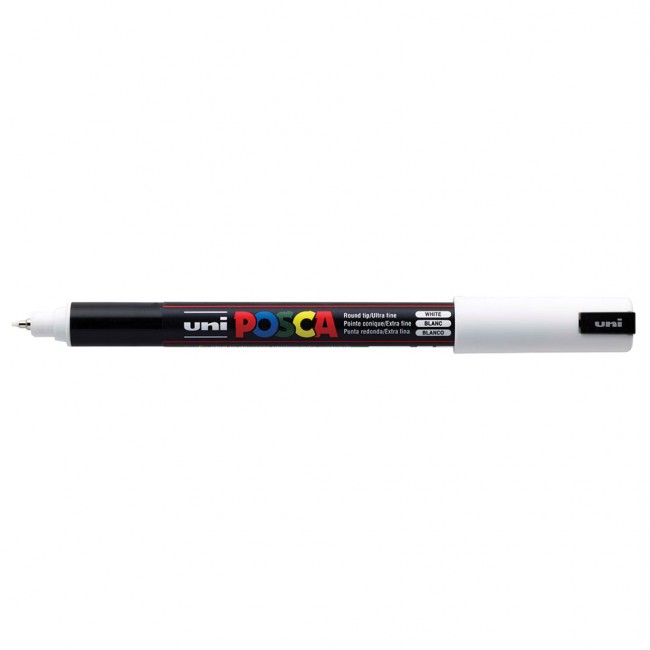 Μαρκαδόρος Ακρυλικός POSCA 1MR, white Μαρκαδόρος Ακρυλικός POSCA 1MR, white