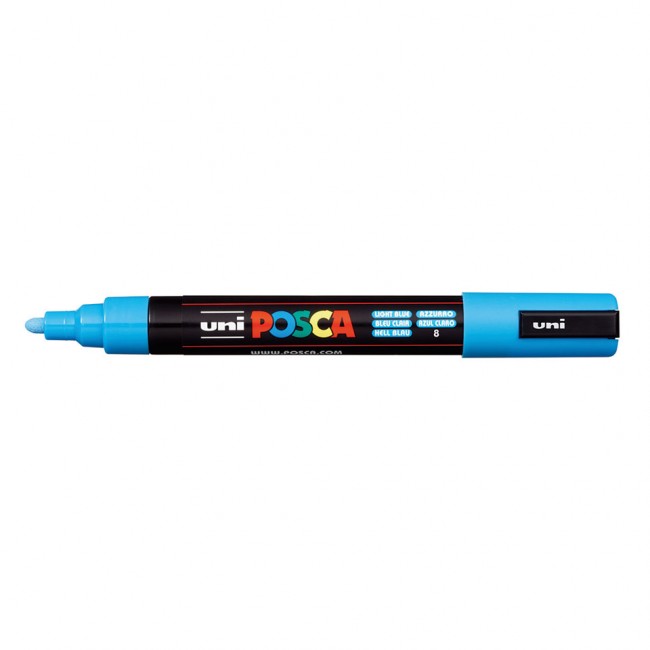 Μαρκαδόρος Ακρυλικός POSCA PC-5M, light blue