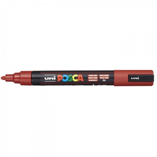 Μαρκαδόρος Ακρυλικός POSCA PC-5M, ruby red