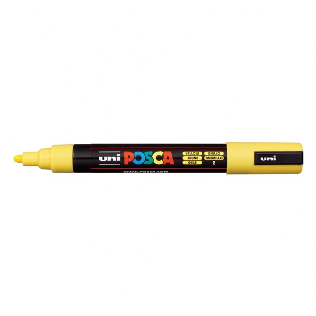 Μαρκαδόρος Ακρυλικός POSCA PC-5M, yellow