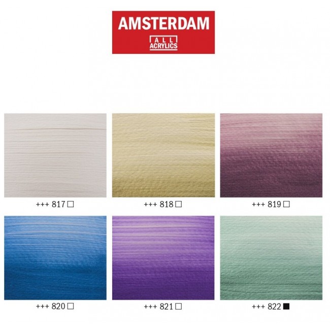 Ακρυλικό χρώμα Amsterdam acrylic 817 pearl white, 120ml