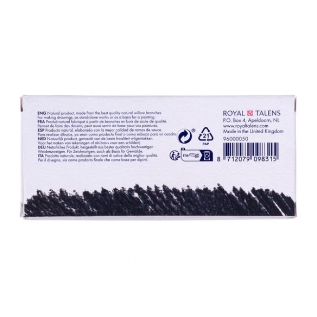 Κάρβουνα σχεδίασης willow charcoal talens thick 7-12mm 20 sticks