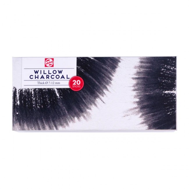 Κάρβουνα σχεδίασης willow charcoal talens thick 7-12mm 20 sticks