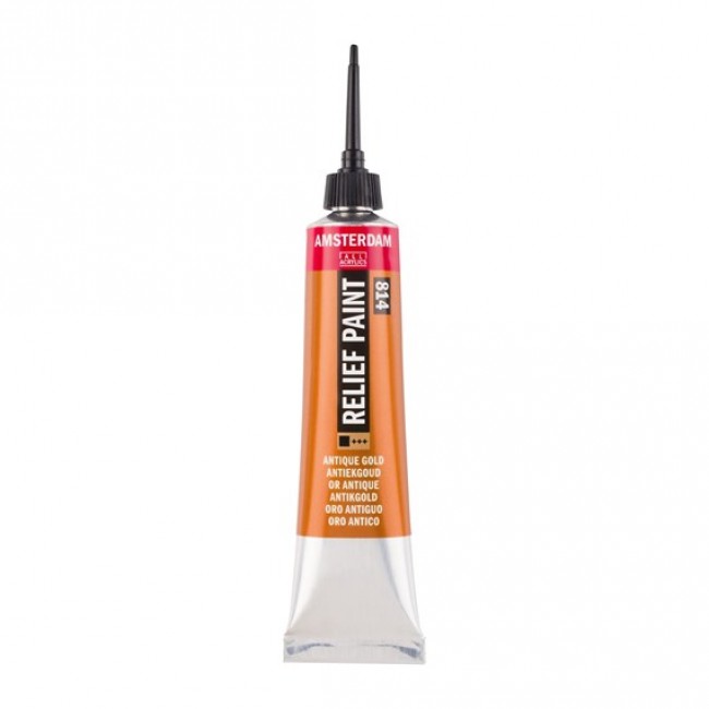 Περίγραμμα Amsterdam Relief Paint 814 antique gold, 20ml Περίγραμμα Amsterdam Relief Paint 814 antique gold, 20ml