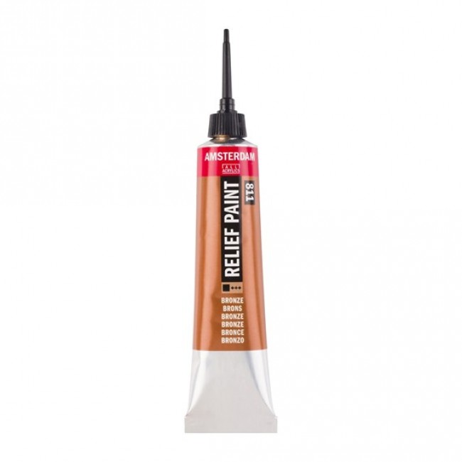 Περίγραμμα Amsterdam Relief Paint 811 bronze, 20ml Περίγραμμα Amsterdam Relief Paint 811 bronze, 20ml