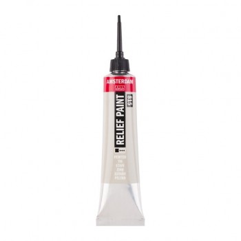 Περίγραμμα Amsterdam Relief Paint 815 pewter, 20ml