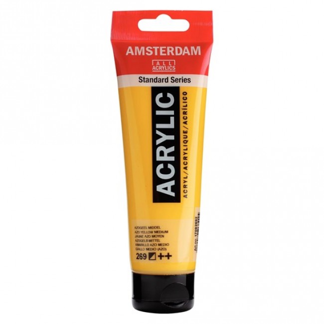 Ακρυλικό Χρώμα Amsterdam acrylic 269 azo yellow medium, 120ml Ακρυλικό Χρώμα Amsterdam acrylic 269 azo yellow medium, 120ml