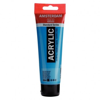 Ακρυλικό Χρώμα Amsterdam acrylic 564 brilliant blue, 120ml