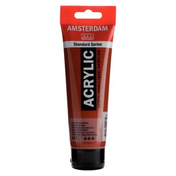 Ακρυλικό Χρώμα Amsterdam acrylic 411 burnt sienna, 120ml