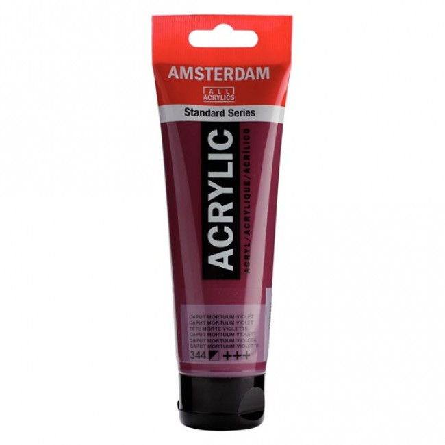 Ακρυλικό Χρώμα Amsterdam acrylic 344 caput mortum violet, 120ml Ακρυλικό Χρώμα Amsterdam acrylic 344 caput mortum violet, 120ml