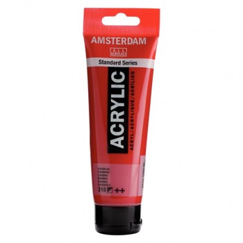 Ακρυλικό Χρώμα Amsterdam acrylic 318 carmine, 120ml