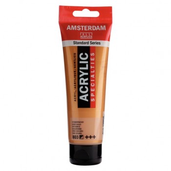 Ακρυλικό Χρώμα Amsterdam acrylic 803 deep gold, 120ml