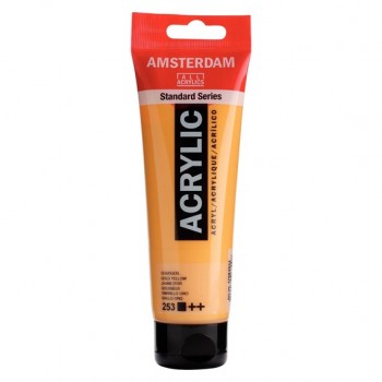 Ακρυλικό Χρώμα Amsterdam acrylic 253 gold yellow, 120ml