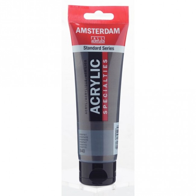 Ακρυλικό Χρώμα Amsterdam acrylic 840 graphite, 120ml Ακρυλικό Χρώμα Amsterdam acrylic 840 graphite, 120ml