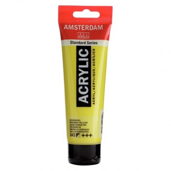 Ακρυλικό Χρώμα Amsterdam acrylic 243 greenish yellow, 120ml