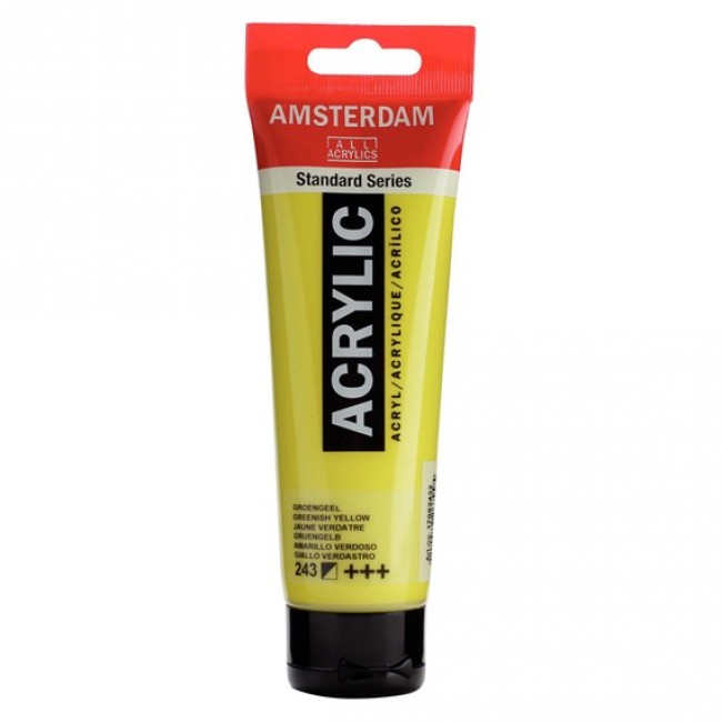 Ακρυλικό Χρώμα Amsterdam acrylic 243 greenish yellow, 120ml Ακρυλικό Χρώμα Amsterdam acrylic 243 greenish yellow, 120ml