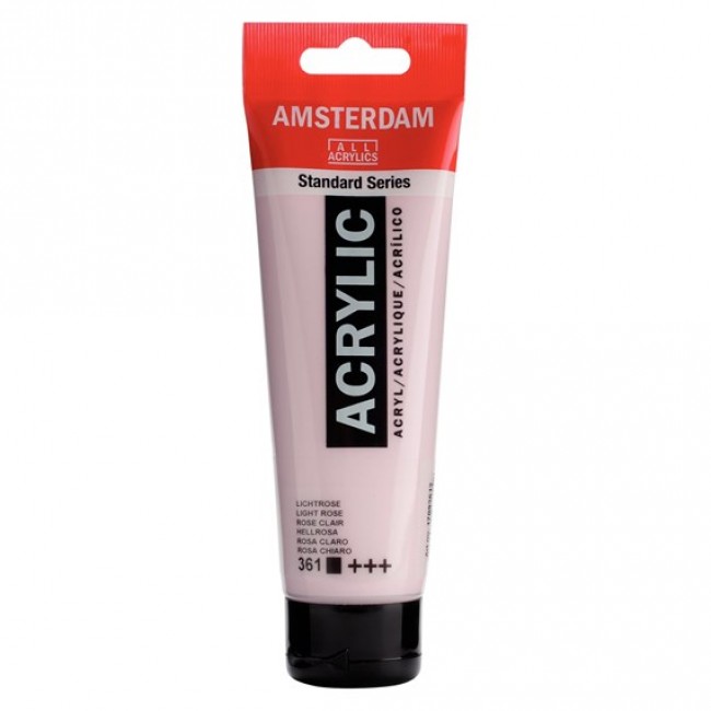 Ακρυλικό Χρώμα Amsterdam acrylic 361 light rose, 120ml Ακρυλικό Χρώμα Amsterdam acrylic 361 light rose, 120ml