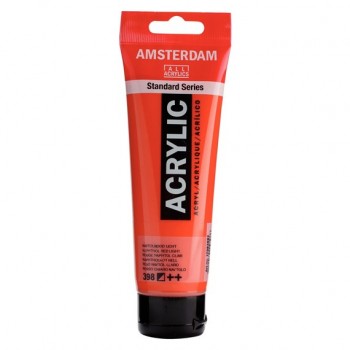 Ακρυλικό Χρώμα Amsterdam acrylic 398 naphthol red light, 120ml