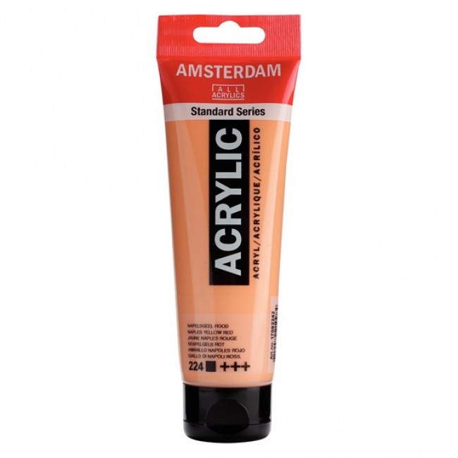 Ακρυλικό Χρώμα Amsterdam acrylic 224 naples yellow red, 120ml
