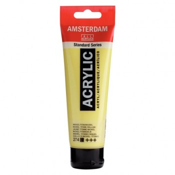 Ακρυλικό Χρώμα Amsterdam acrylic 274 nickel titanium yellow, 120ml