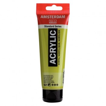 Ακρυλικό Χρώμα Amsterdam acrylic 621 olve green light, 120ml