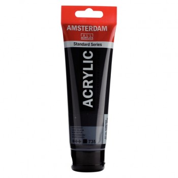 Ακρυλικό Χρώμα Amsterdam acrylic 735 oxide black, 120ml