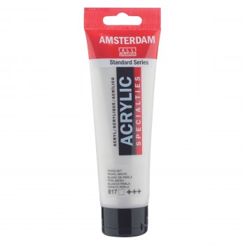 Ακρυλικό Χρώμα Amsterdam acrylic 817 pearl white, 120ml