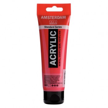 Ακρυλικό Χρώμα Amsterdam acrylic 348 permanent red purple, 120ml
