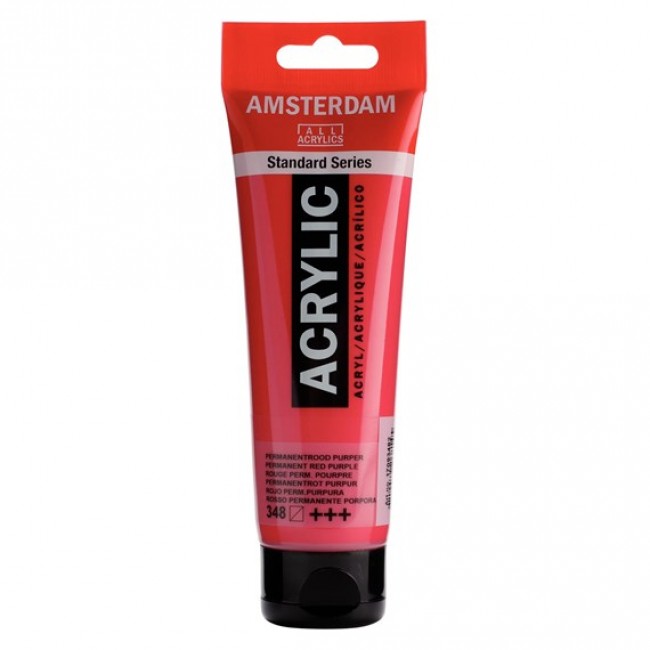 Ακρυλικό Χρώμα Amsterdam acrylic 348 permanent red purple, 120ml Ακρυλικό Χρώμα Amsterdam acrylic 348 permanent red purple, 120ml
