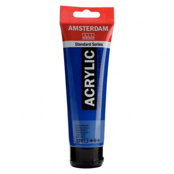 Ακρυλικό Χρώμα Amsterdam acrylic 570 phthalo blue, 120ml