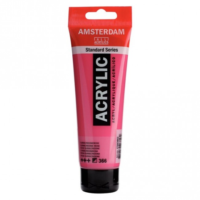 Ακρυλικό Χρώμα Amsterdam acrylic 366 quinacridone rose, 120ml Ακρυλικό Χρώμα Amsterdam acrylic 366 quinacridone rose, 120ml