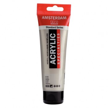 Ακρυλικό Χρώμα Amsterdam acrylic 800 silver, 120ml