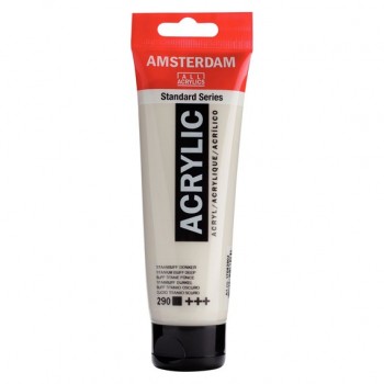 Ακρυλικό Χρώμα Amsterdam acrylic 290 titanium buff deep, 120ml