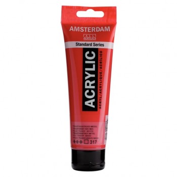 Ακρυλικό Χρώμα Amsterdam acrylic 317 transparent red medium, 120ml