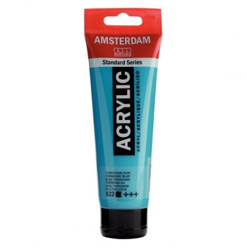 Ακρυλικό Χρώμα Amsterdam acrylic 522 turquoise blue, 120ml