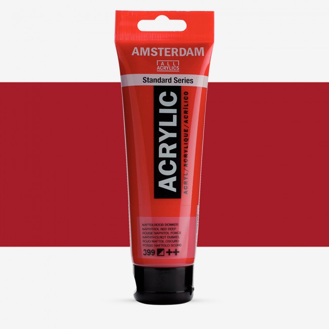 Ακρυλικό Χρώμα Amsterdam acrylic 399 naphthol red deep, 120ml