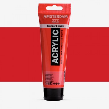 Ακρυλικό Χρώμα Amsterdam acrylic 315 pyrrole red, 120ml