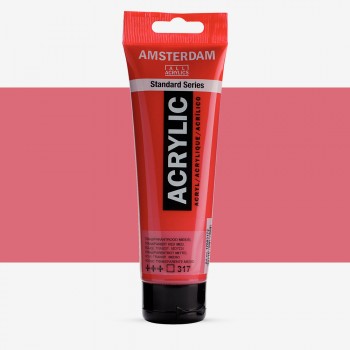 Ακρυλικό Χρώμα Amsterdam acrylic 317 transparent red medium, 120ml