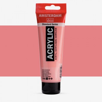 Ακρυλικό Χρώμα Amsterdam acrylic 316 venetian rose, 120ml