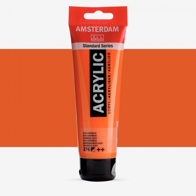 Ακρυλικό Χρώμα Amsterdam acrylic 276 azo orange, 120ml