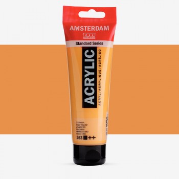 Ακρυλικό Χρώμα Amsterdam acrylic 253 gold yellow, 120ml