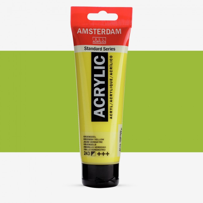 Ακρυλικό Χρώμα Amsterdam acrylic 243 greenish yellow, 120ml