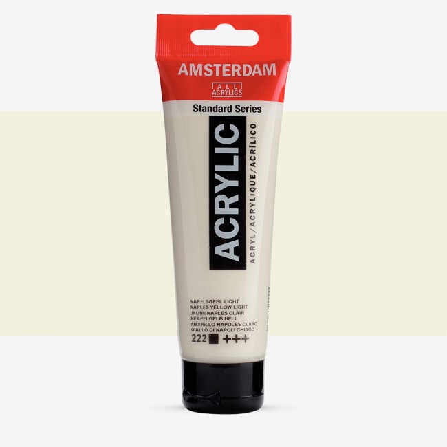 Ακρυλικό Χρώμα Amsterdam acrylic 222 naples yellow light, 120ml