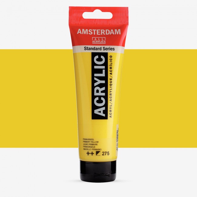 Ακρυλικό Χρώμα Amsterdam acrylic 275 primary yellow, 120ml