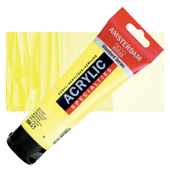 Ακρυλικό Χρώμα Amsterdam acrylic 256 reflex yellow, 120ml