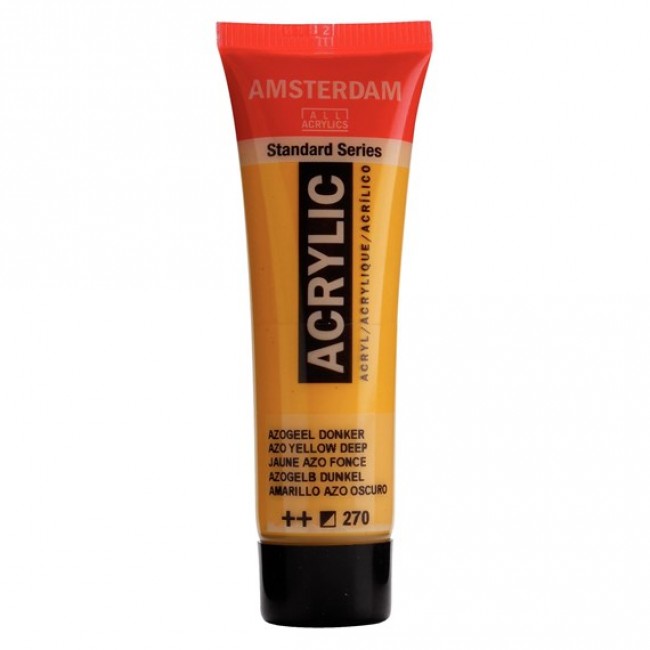 Ακρυλικό Χρώμα Amsterdam acrylic 270 azo yellow deep, 20ml Ακρυλικό Χρώμα Amsterdam acrylic 270 azo yellow deep, 20ml