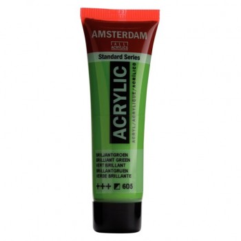 Ακρυλικό Χρώμα Amsterdam acrylic 605 brilliant green, 20ml